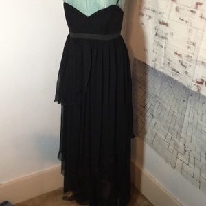 Black Adam Lippes 2 grosgrain trim ruffled/tiered bottom